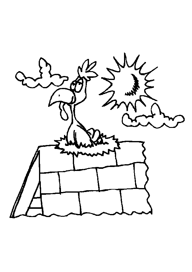 Раскраска: курица (Животные) #17379 - Бесплатные раскраски для печати
