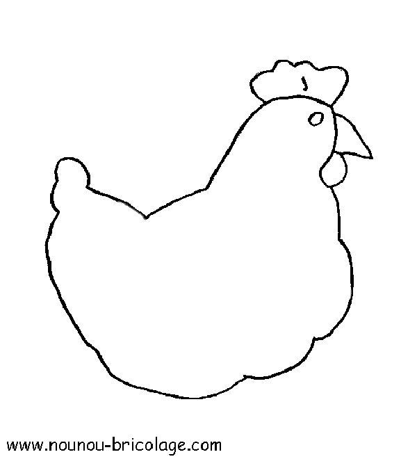 Раскраска: курица (Животные) #17417 - Бесплатные раскраски для печати