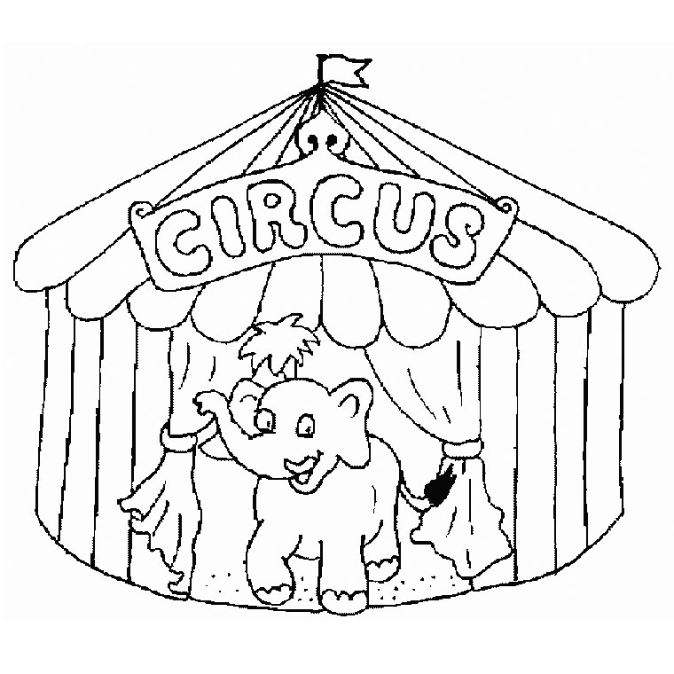 Раскраска: Цирковые животные (Животные) #20807 - Раскраски для печати