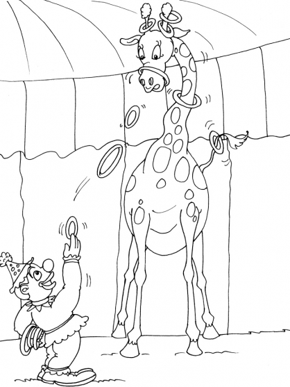 Раскраска: Цирковые животные (Животные) #20850 - Бесплатные раскраски для печати