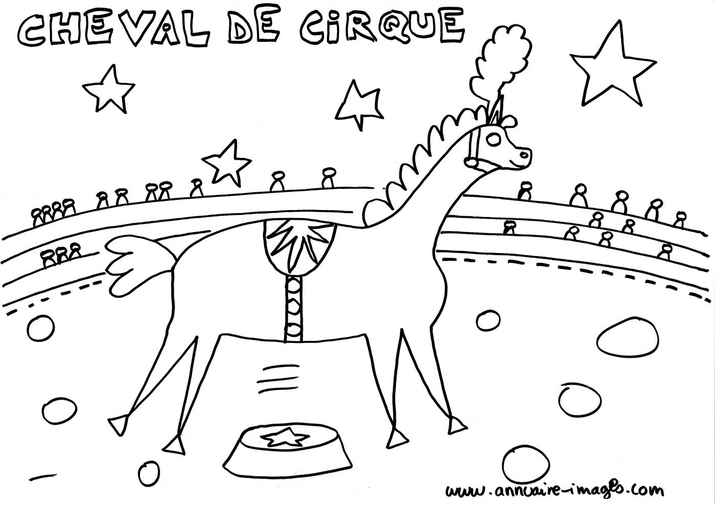 Раскраска: Цирковые животные (Животные) #20950 - Бесплатные раскраски для печати