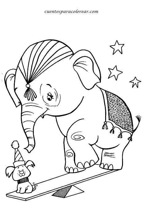 Раскраска: Цирковые животные (Животные) #20963 - Бесплатные раскраски для печати