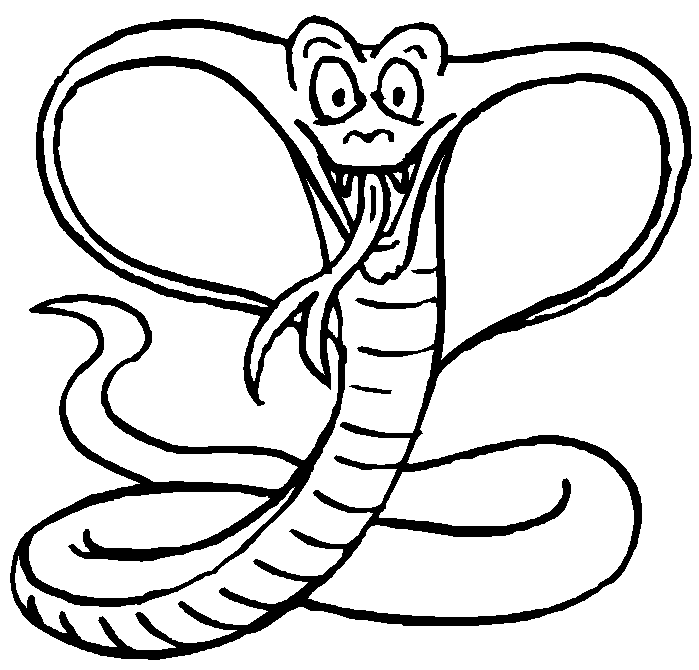 Раскраска: кобра (Животные) #3224 - Бесплатные раскраски для печати