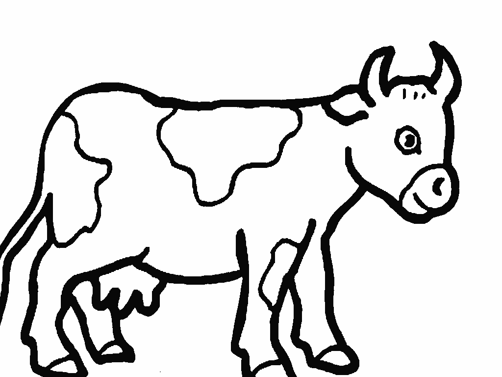 Раскраска: корова (Животные) #13187 - Бесплатные раскраски для печати