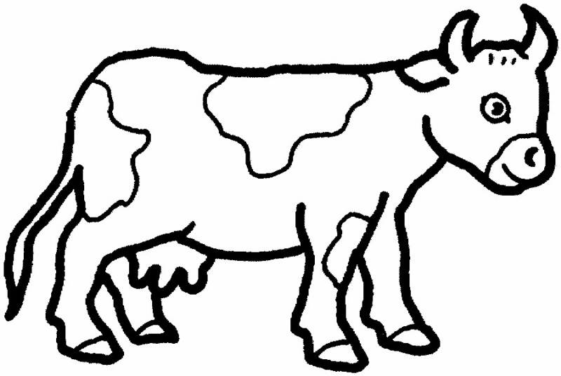 Раскраска: корова (Животные) #13191 - Бесплатные раскраски для печати
