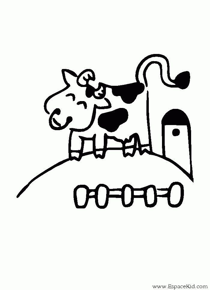 Раскраска: корова (Животные) #13268 - Бесплатные раскраски для печати