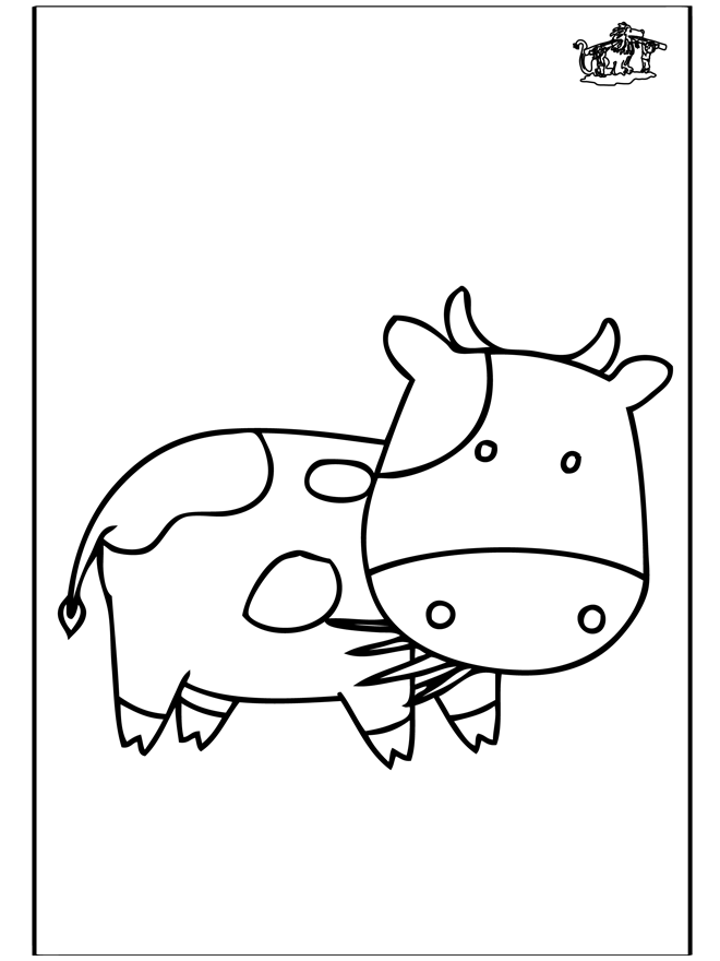 Раскраска: корова (Животные) #13278 - Бесплатные раскраски для печати
