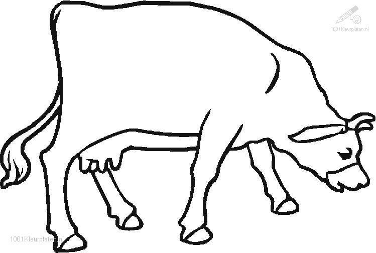 Раскраска: корова (Животные) #13291 - Бесплатные раскраски для печати