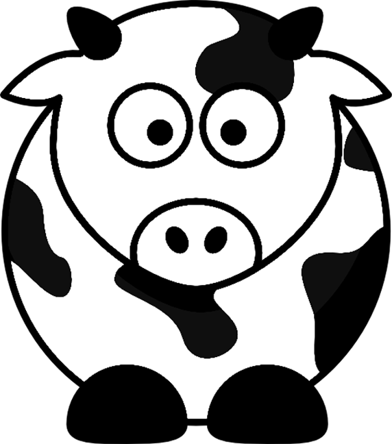 Раскраска: корова (Животные) #13360 - Бесплатные раскраски для печати