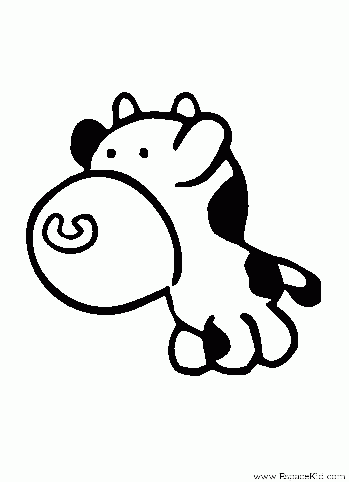 Раскраска: корова (Животные) #13365 - Бесплатные раскраски для печати