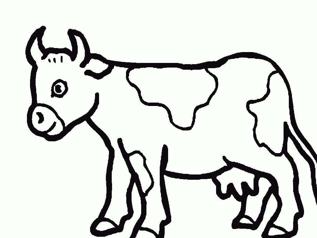 Раскраска: корова (Животные) #13373 - Бесплатные раскраски для печати