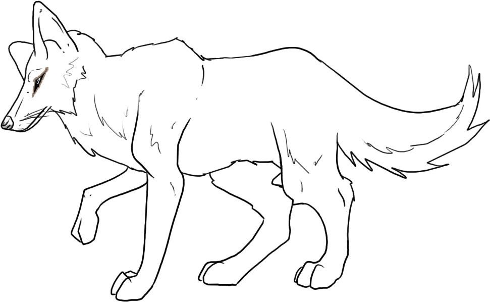 Раскраска: койот (Животные) #4484 - Бесплатные раскраски для печати