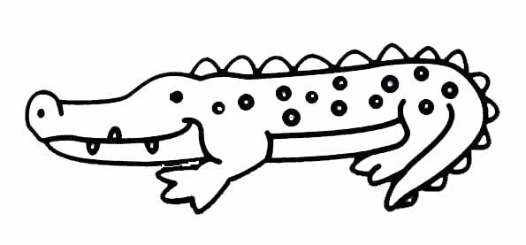 Раскраска: крокодил (Животные) #4831 - Бесплатные раскраски для печати