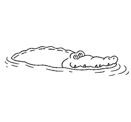 Раскраска: крокодил (Животные) #4860 - Бесплатные раскраски для печати