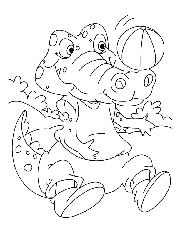 Раскраска: крокодил (Животные) #4862 - Бесплатные раскраски для печати