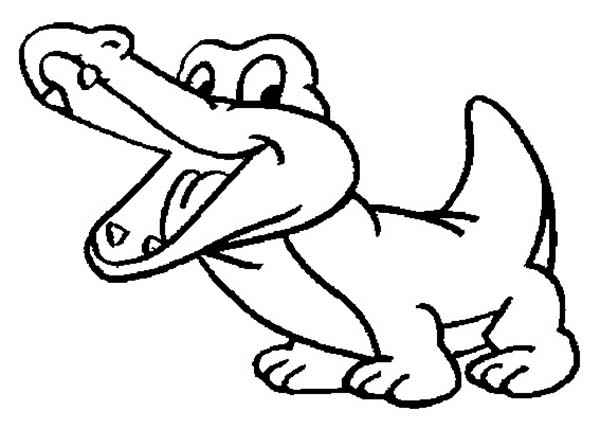 Раскраска: крокодил (Животные) #4868 - Бесплатные раскраски для печати