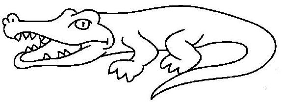 Раскраска: крокодил (Животные) #4922 - Бесплатные раскраски для печати