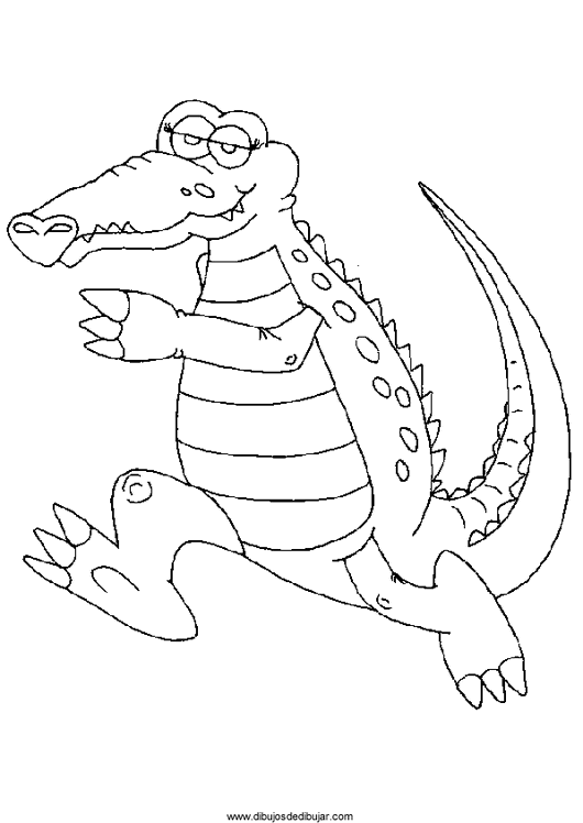 Раскраска: крокодил (Животные) #4959 - Бесплатные раскраски для печати