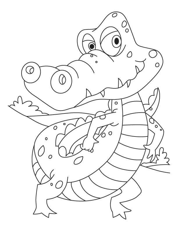 Раскраска: крокодил (Животные) #4976 - Бесплатные раскраски для печати