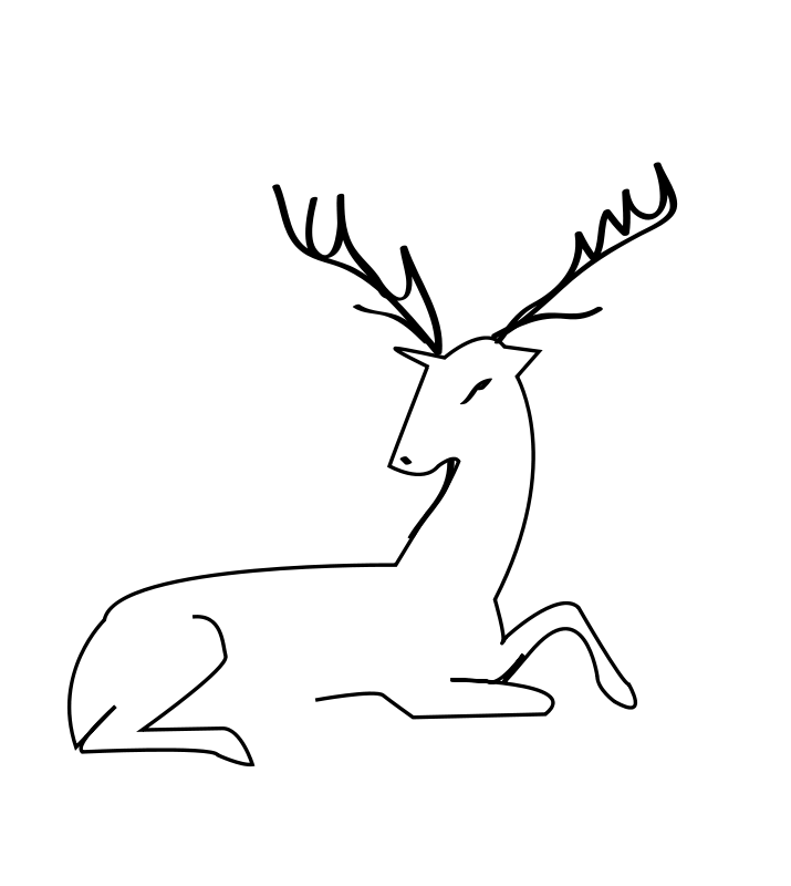 Раскраска: косуля (Животные) #2714 - Бесплатные раскраски для печати