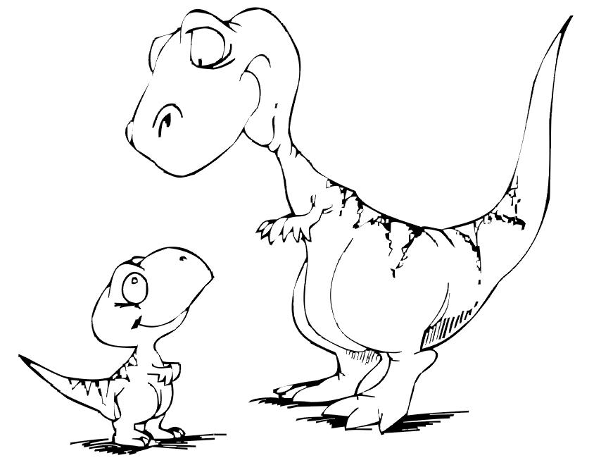 Динозавры. Классные раскраски