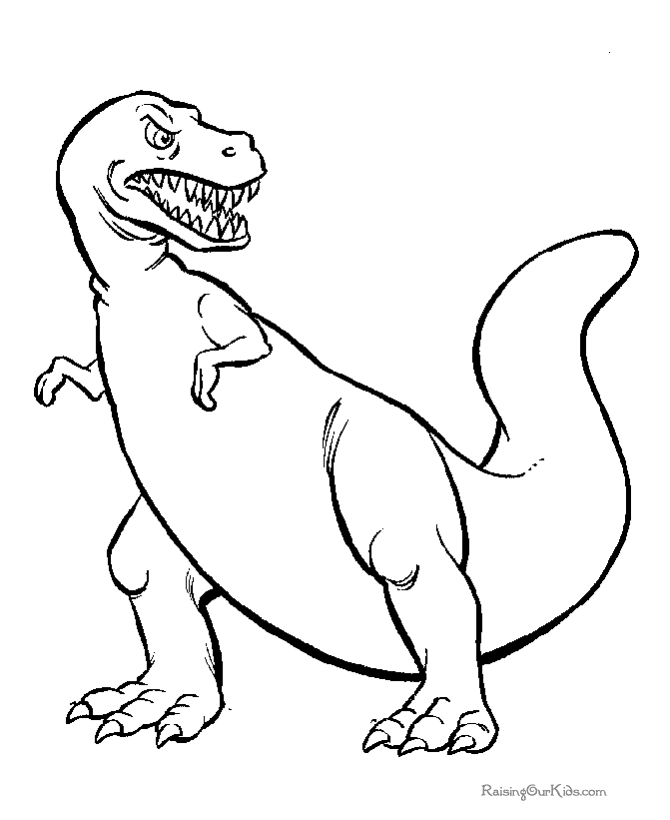 Раскраска: динозавр (Животные) #5490 - Бесплатные раскраски для печати