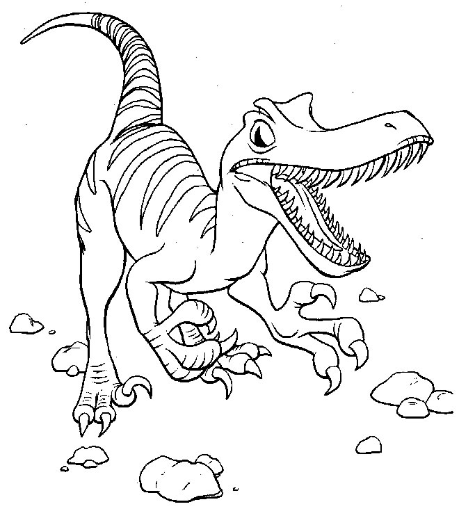 Раскраска: динозавр (Животные) #5492 - Бесплатные раскраски для печати