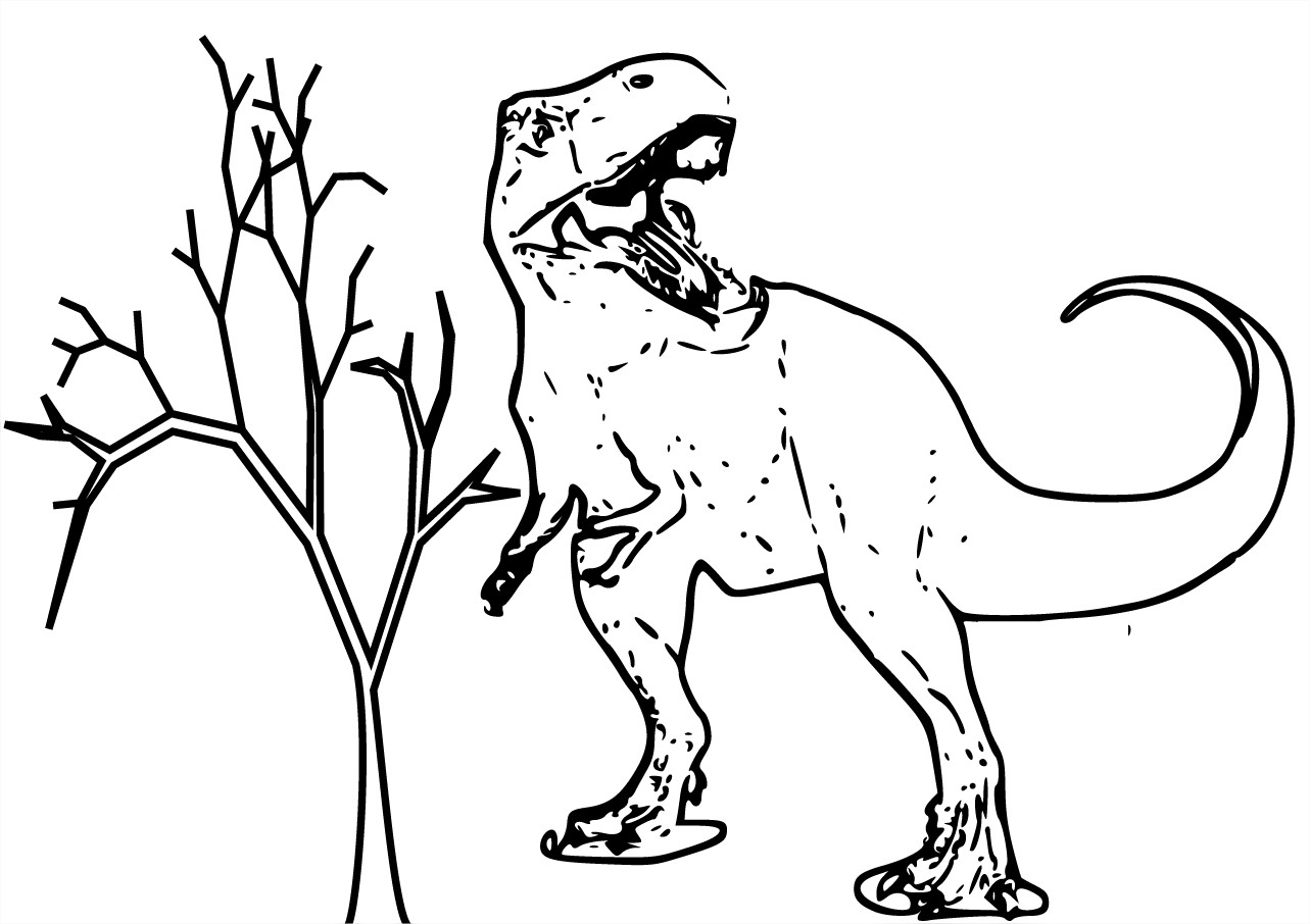 Динозавр трафарет рисунка