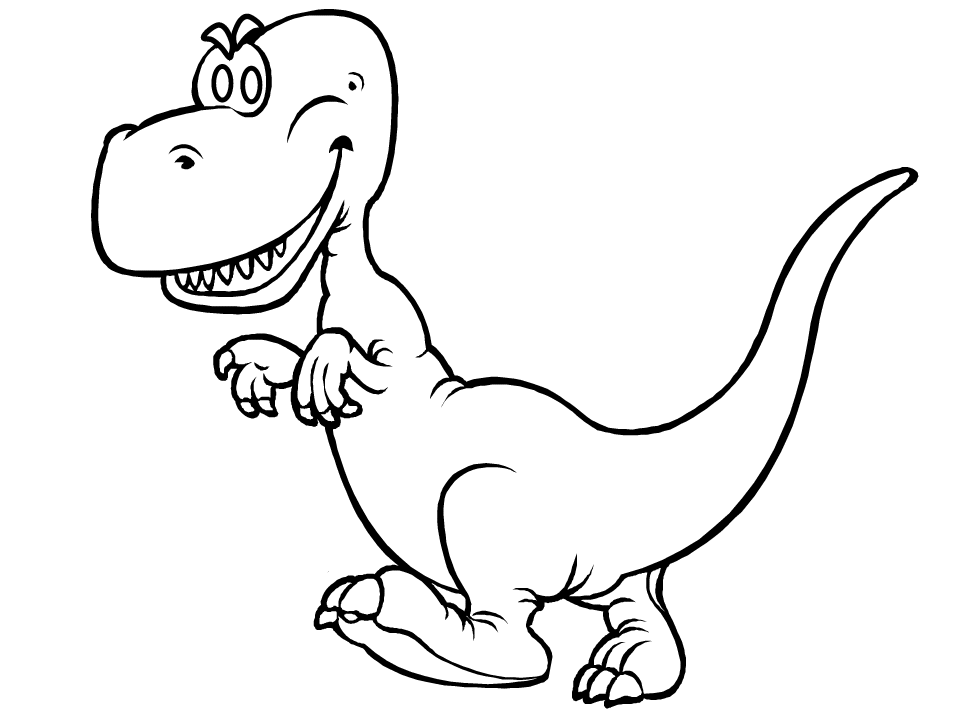 Раскраска: динозавр (Животные) #5506 - Бесплатные раскраски для печати