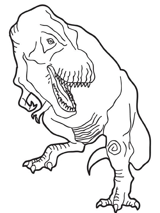 Раскраска: динозавр (Животные) #5515 - Бесплатные раскраски для печати