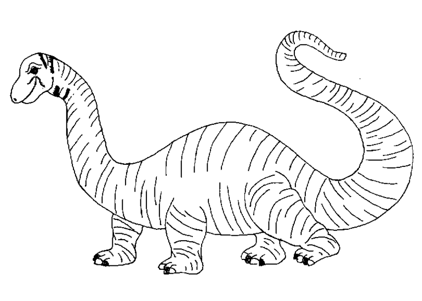 Раскраска: динозавр (Животные) #5539 - Бесплатные раскраски для печати