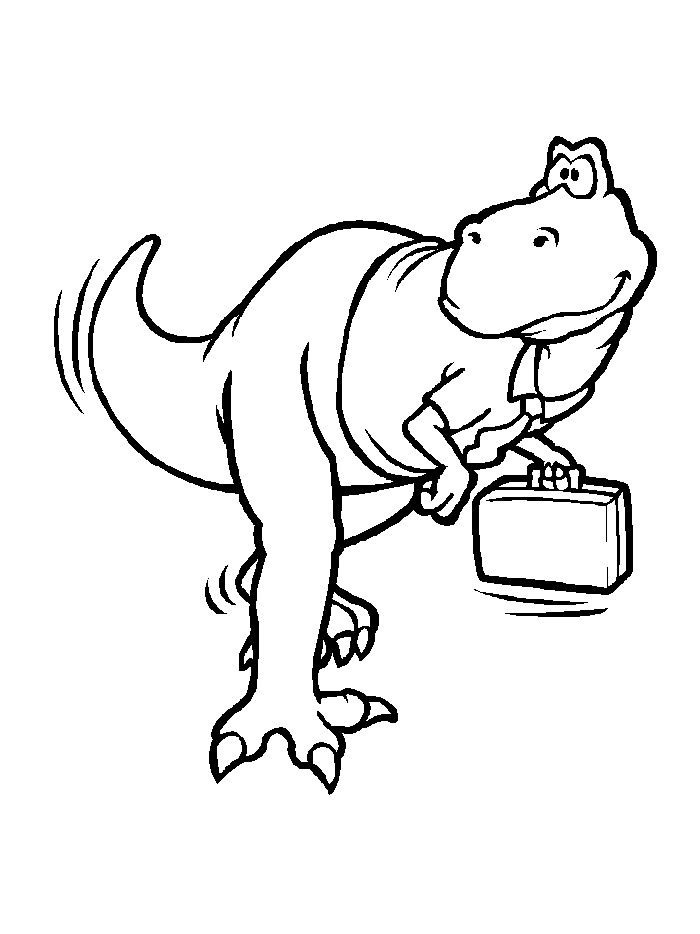 Раскраска: динозавр (Животные) #5540 - Бесплатные раскраски для печати