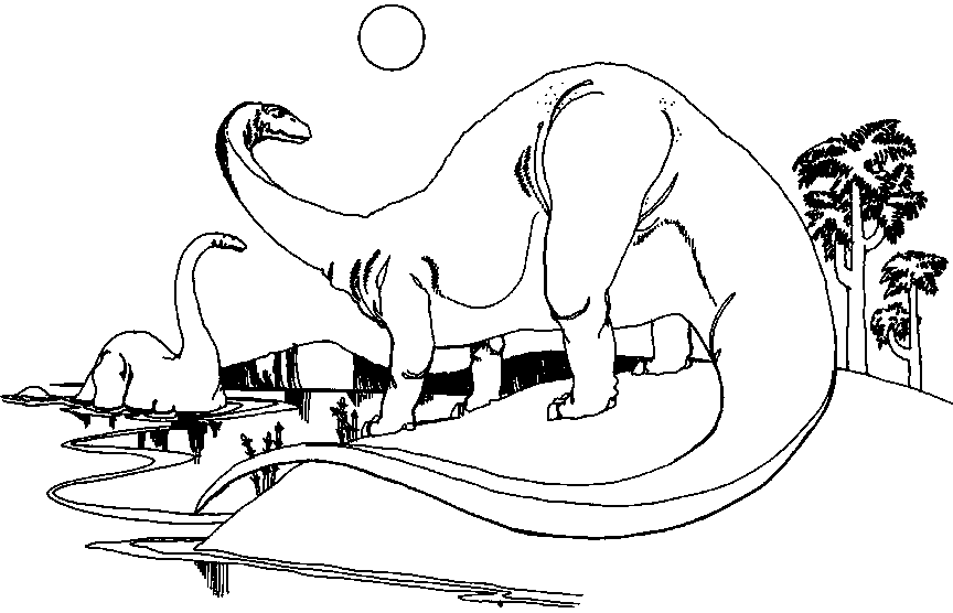 Раскраска: динозавр (Животные) #5551 - Бесплатные раскраски для печати