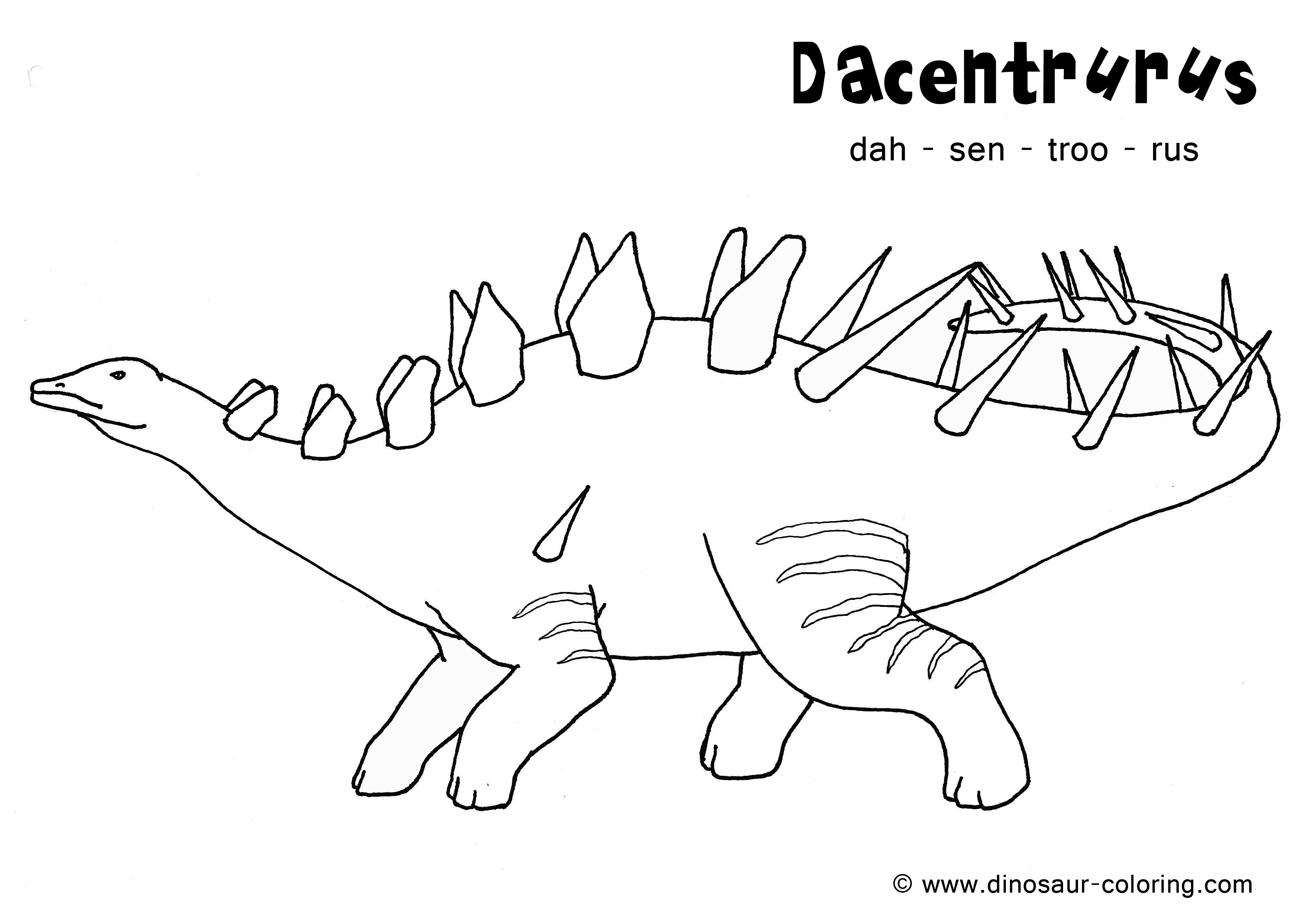 Раскраска: динозавр (Животные) #5554 - Бесплатные раскраски для печати