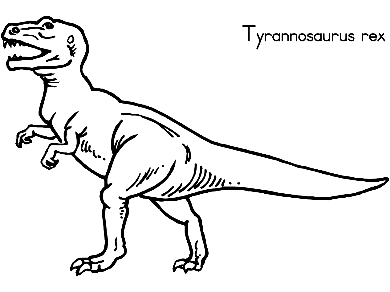 Раскраска: динозавр (Животные) #5556 - Бесплатные раскраски для печати