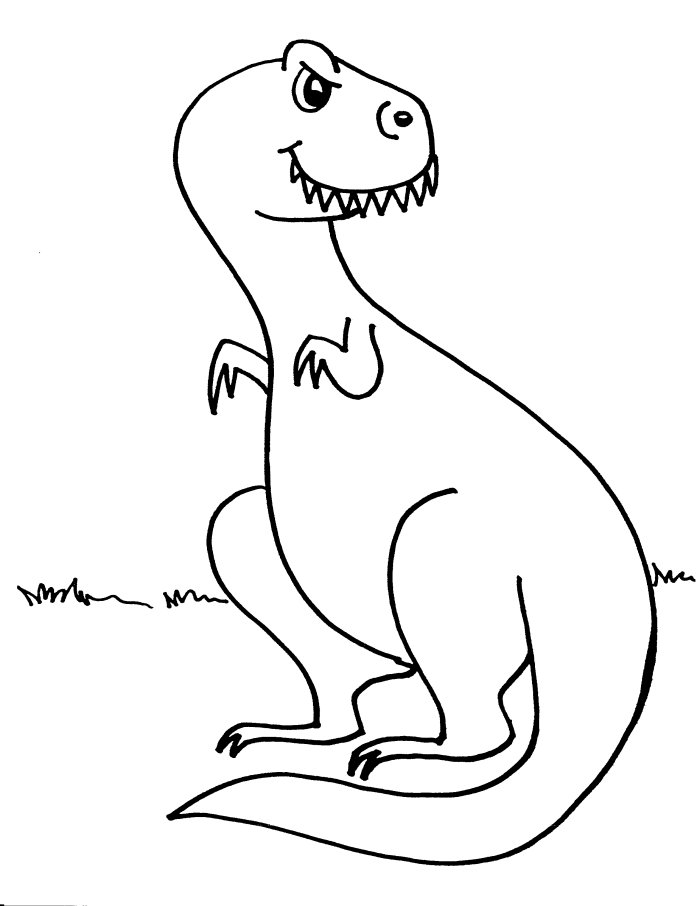 Раскраска: динозавр (Животные) #5560 - Бесплатные раскраски для печати