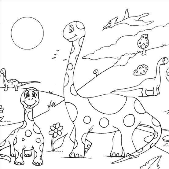 Раскраска: динозавр (Животные) #5561 - Бесплатные раскраски для печати