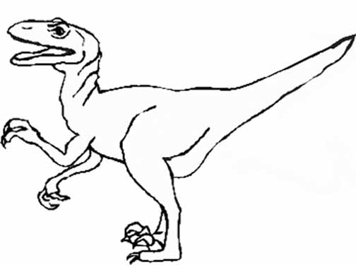 Раскраска: динозавр (Животные) #5571 - Бесплатные раскраски для печати