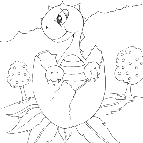 Раскраска: динозавр (Животные) #5572 - Бесплатные раскраски для печати