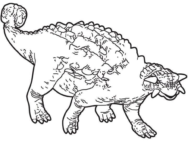 Раскраска: динозавр (Животные) #5575 - Бесплатные раскраски для печати