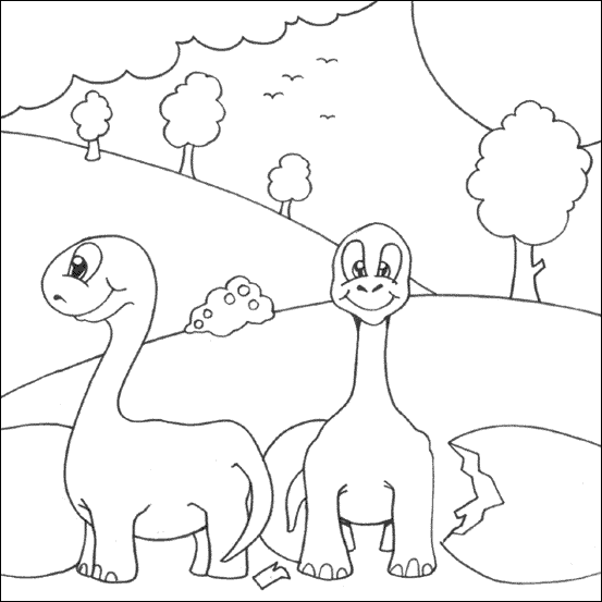 Раскраска: динозавр (Животные) #5586 - Бесплатные раскраски для печати