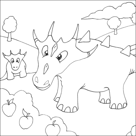 Раскраска: динозавр (Животные) #5592 - Бесплатные раскраски для печати