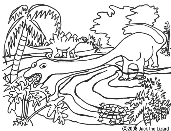 Раскраска: динозавр (Животные) #5595 - Бесплатные раскраски для печати