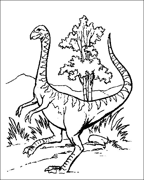 Раскраска: динозавр (Животные) #5599 - Бесплатные раскраски для печати
