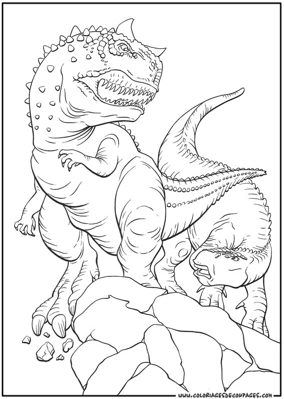 Раскраска: динозавр (Животные) #5603 - Бесплатные раскраски для печати