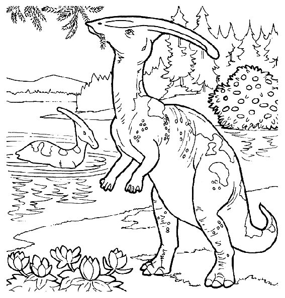 Раскраска: динозавр (Животные) #5615 - Бесплатные раскраски для печати