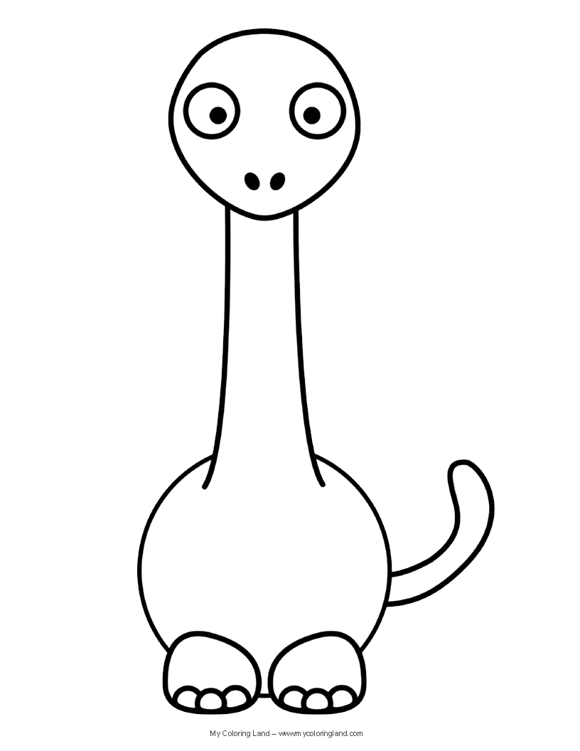 Раскраска: динозавр (Животные) #5621 - Бесплатные раскраски для печати