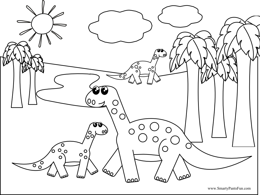 Раскраска: динозавр (Животные) #5624 - Бесплатные раскраски для печати