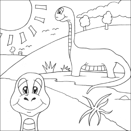 Раскраска: динозавр (Животные) #5646 - Бесплатные раскраски для печати
