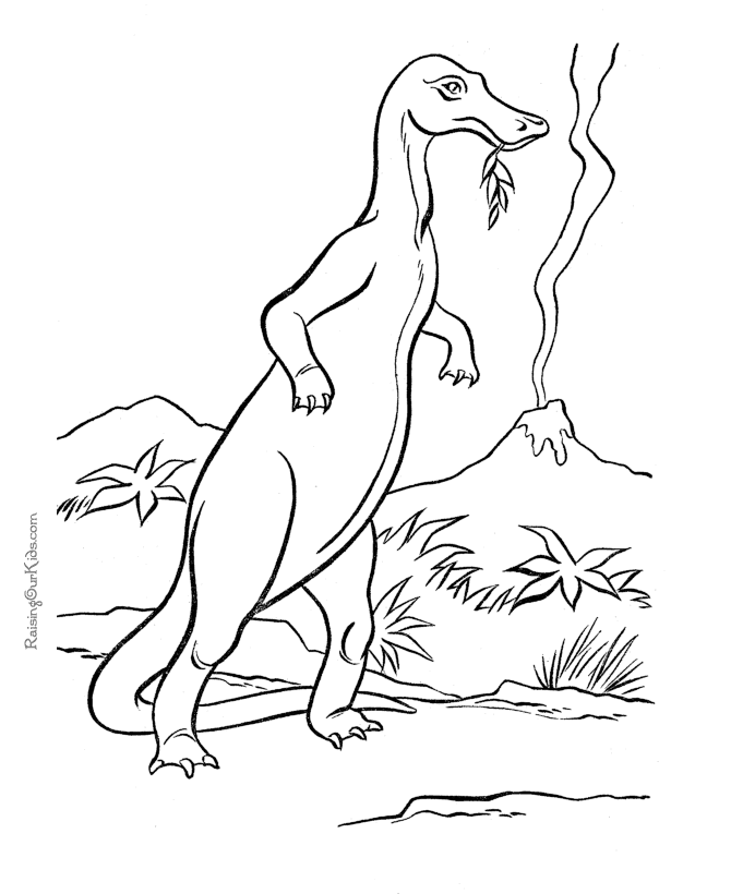 Раскраска: динозавр (Животные) #5656 - Бесплатные раскраски для печати